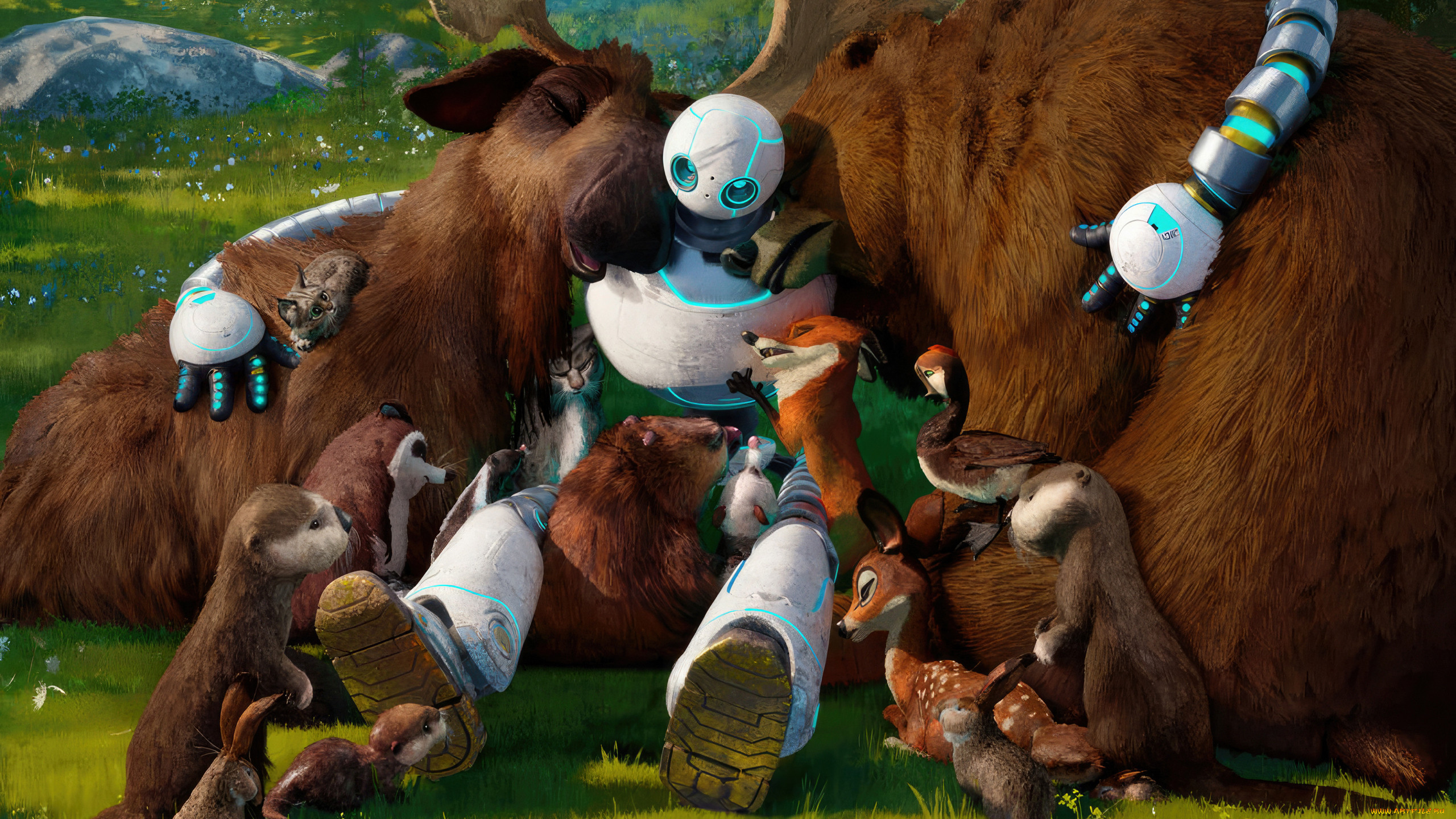 the wild robot ,  2024 , , the wild robot, , , , , lupita, nyongo, roz, , dreamworks, animation